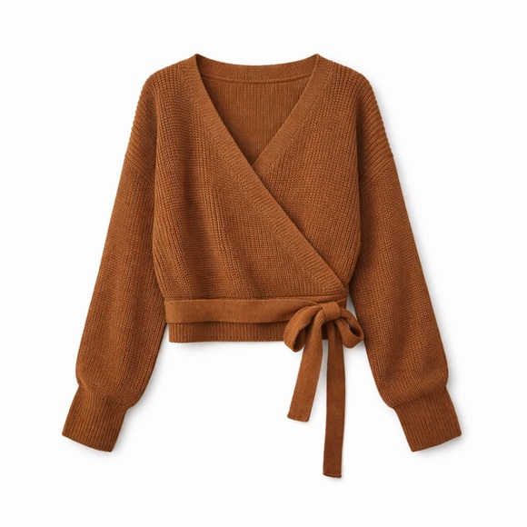 Sweaters - wrap cardigan